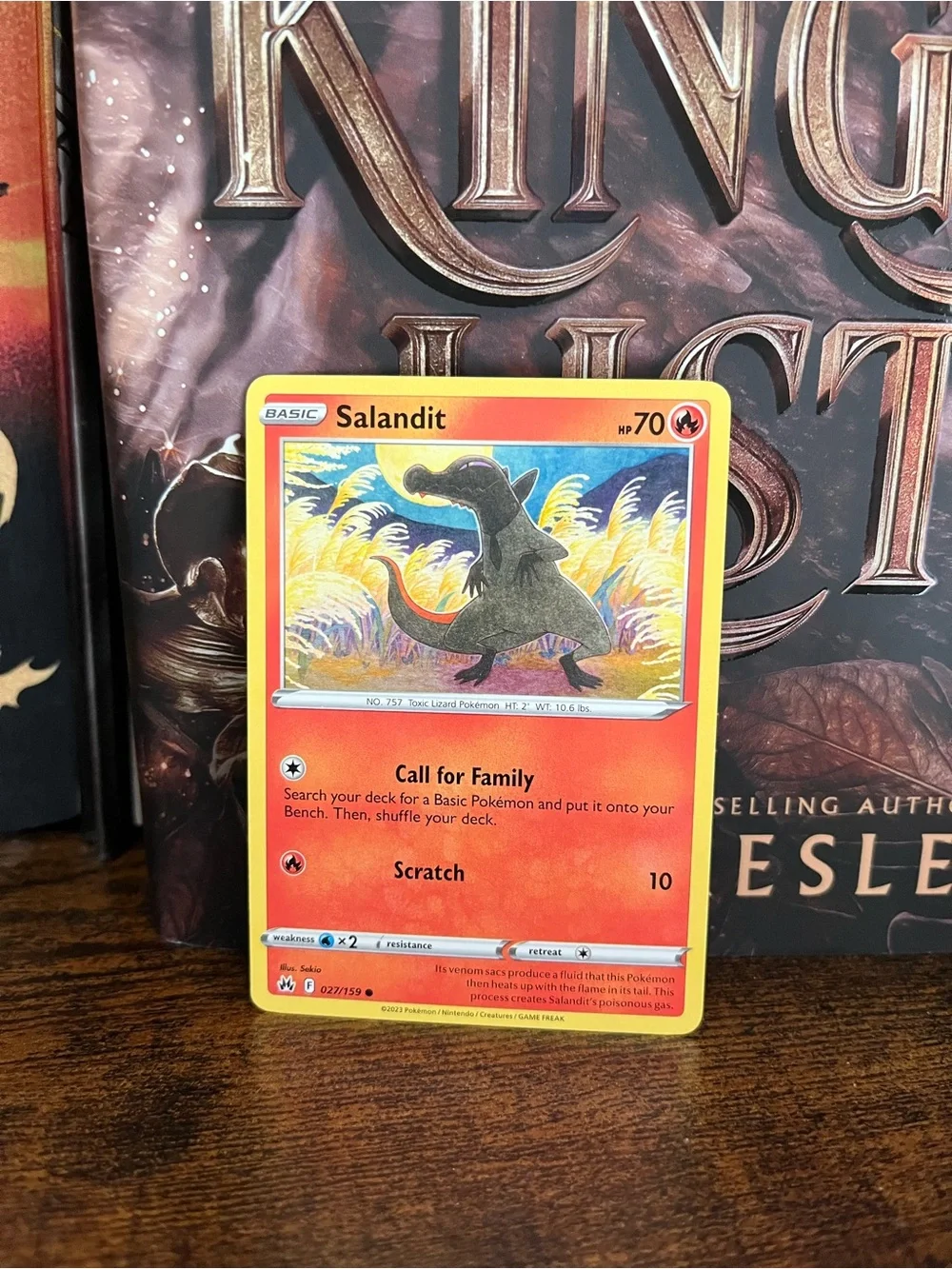 Salandit Pokemon Crown Zenith Card 027/159